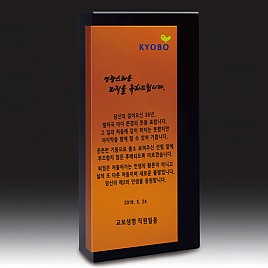 크리스탈 상패  [JW048-01]