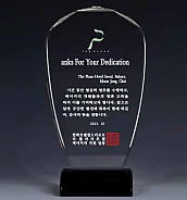 크리스탈 상패  [JW003-01]