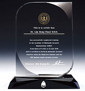 크리스탈 상패  [JW005-02]