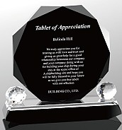 블랙 크리스탈 상패  [JW084-01]