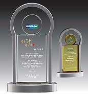 크리스탈 & 메탈 상패  [JW117-02]