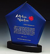 크리스탈 상패  [JW166-06]