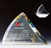 WHITE 크리스탈 상패  [JW142-08]