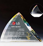 WHITE 크리스탈 상패  [JW142-08]