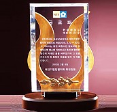 우드 크리스탈 상패  [JW167-08]