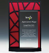 크리스탈 알미늄 상패  [JW012-02]