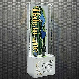 알루미늄 & 크리스탈 상패  [JW014-01]