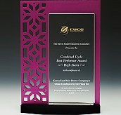 크리스탈 알미늄 상패  [JW012-03]