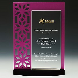 크리스탈 알미늄 상패  [JW012-03]