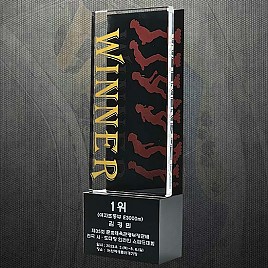 알루미늄 & 크리스탈 상패  [JW014-02]