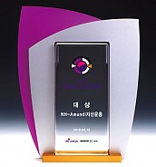 크리스탈 알루미늄 상패  [JW010-02]