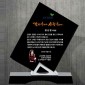 BLACK & WHITE & 금속 상패  [JW019-01]