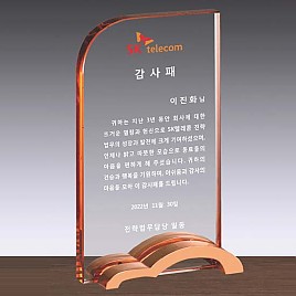 금속조합 크리스탈 상패  [JW104-07]