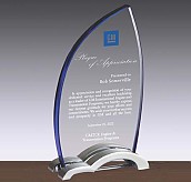 금속조합 크리스탈 상패  [JW104-09]