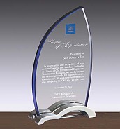 금속조합 크리스탈 상패  [JW104-09]