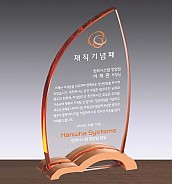 금속조합 크리스탈 상패  [JW104-10]