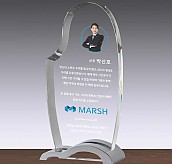 금속조합 크리스탈 상패  [JW105-03]