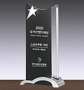 금속조합 크리스탈 상패  [JW105-04]