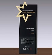 금속조합 크리스탈 상패  [JW112-03]