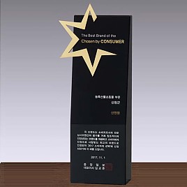 금속조합 크리스탈 상패  [JW112-03]