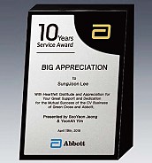 알로이 BLACK 크리스탈 상패  [JW144-07]