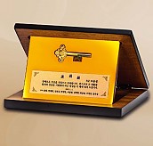 골드아크릴 금 상패  [JW202-01]