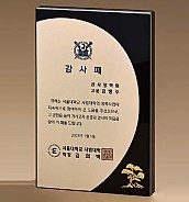 BLACK 크리스탈 상패  [JW278-10]