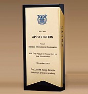 BLACK 크리스탈 상패  [JW276-09]