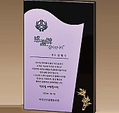 BLACK 크리스탈 상패  [JW278-02]