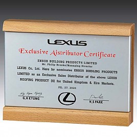 메탈 & 우드 상패  [JW283-04-3]