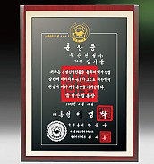 흑경 상패 (특허등록, 실용신안)  [JW214-02]