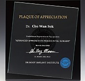 흑경 상패 (특허등록, 실용신안)  [JW217-04]