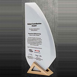 WHITE & 금속 상패  [JW024-01]