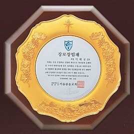 순금도금 상패  [JW235-01]