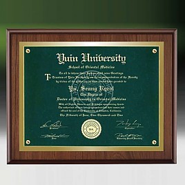 메탈포토·레이저 & CNC조각 상패  [JW262-04]