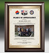 메탈포토·레이저 & CNC조각 상패  [JW263-07]