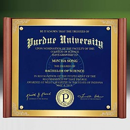 메탈포토·레이저 & CNC조각 상패  [JW265-01]