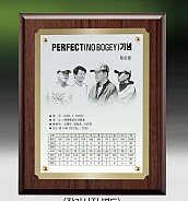 메탈포토·레이저 & CNC조각 상패  [JW267-06]