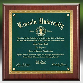 메탈포토·레이저 & CNC조각 상패  [JW268-05]