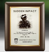 메탈포토·레이저 & CNC조각 상패  [JW268-07]