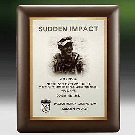 메탈포토·레이저 & CNC조각 상패  [JW268-07]