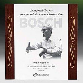 메탈포토·레이저 & CNC조각 상패  [JW269-03]