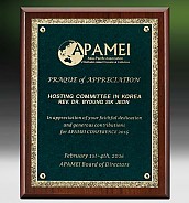 메탈포토·레이저 & CNC조각 상패  [JW270-01]