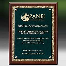 메탈포토·레이저 & CNC조각 상패  [JW270-01]