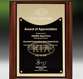 메탈포토·레이저 & CNC조각 상패  [JW270-03]