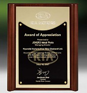 메탈포토·레이저 & CNC조각 상패  [JW270-03]