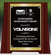 메탈포토·레이저 & CNC조각 상패  [JW270-08]