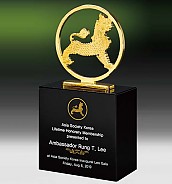 메탈포토·레이저 & CNC조각 상패  [JW271-09]