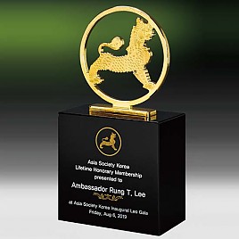 메탈포토·레이저 & CNC조각 상패  [JW271-09]