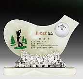 금속 골드 천연옥 트로피  [JW396-06]